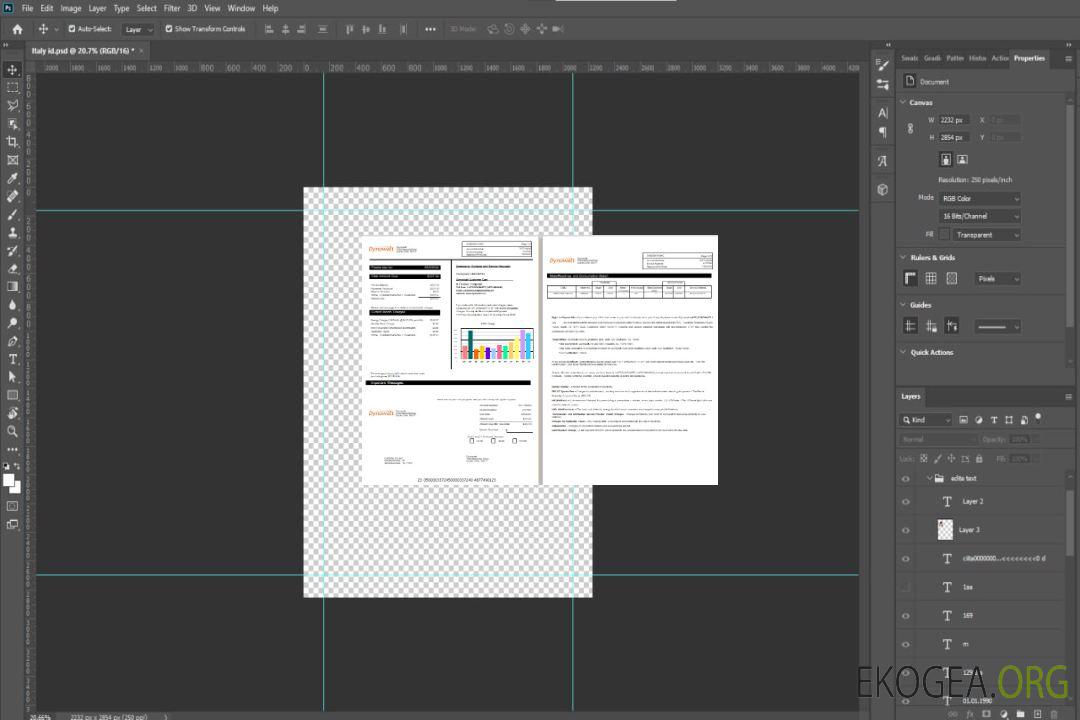 Facture de services publics pour les entreprises d'électricité de New York Dynowatt Formats Word et PDF, 2 pages template